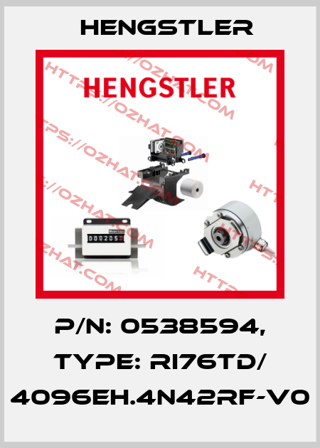 p/n: 0538594, Type: RI76TD/ 4096EH.4N42RF-V0 Hengstler