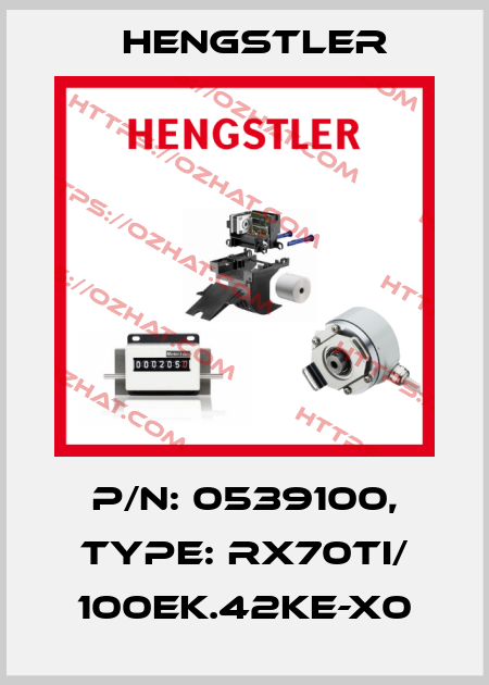 p/n: 0539100, Type: RX70TI/ 100EK.42KE-X0 Hengstler