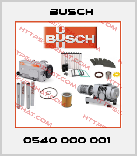 0540 000 001  Busch