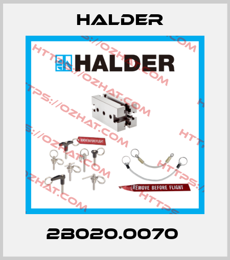 2B020.0070  Halder