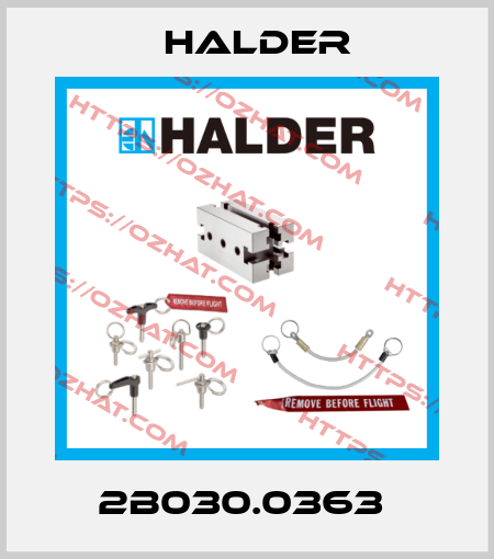 2B030.0363  Halder