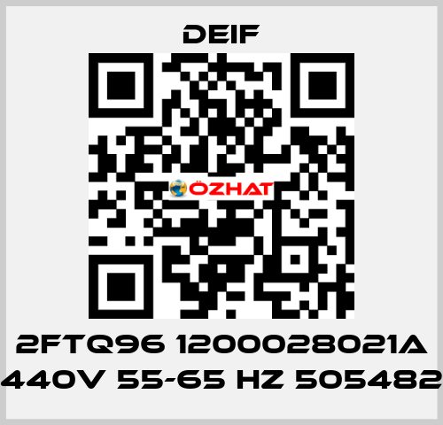 2FTQ96 1200028021A 440V 55-65 HZ 505482 Deif