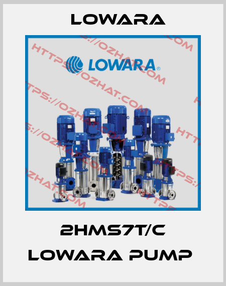 2HMS7T/C LOWARA PUMP  Lowara