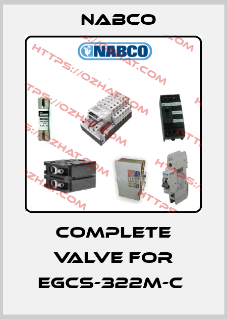 complete valve for EGCS-322M-C  Nabco