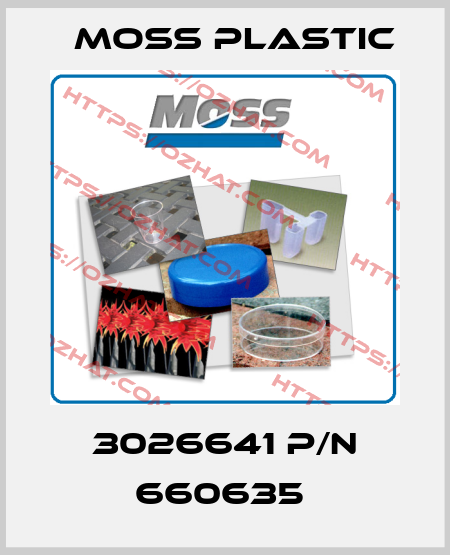 3026641 P/N 660635  Moss Plastic