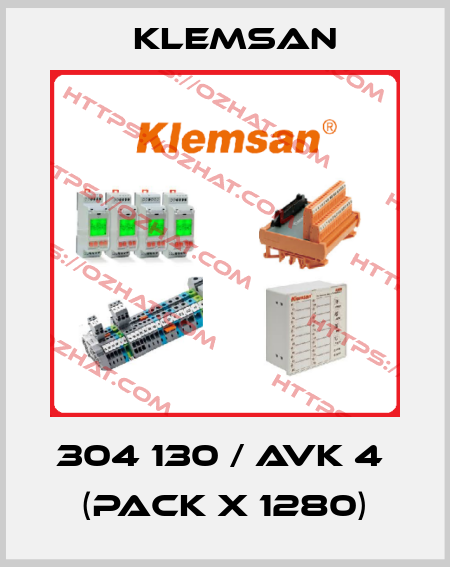 304 130 / AVK 4  (pack x 1280) Klemsan