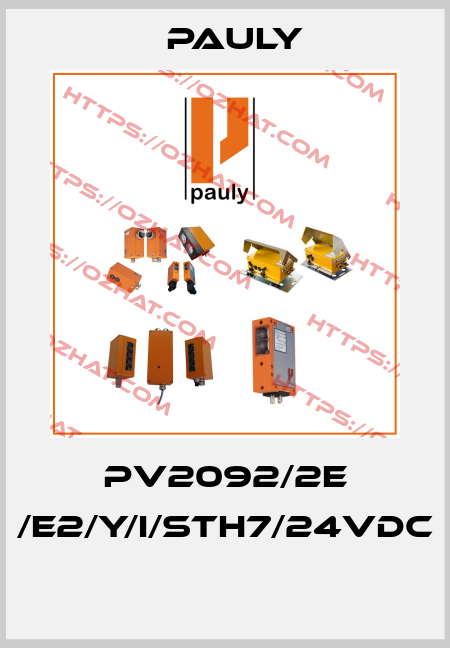PV2092/2E /e2/y/i/stH7/24VDC  Pauly