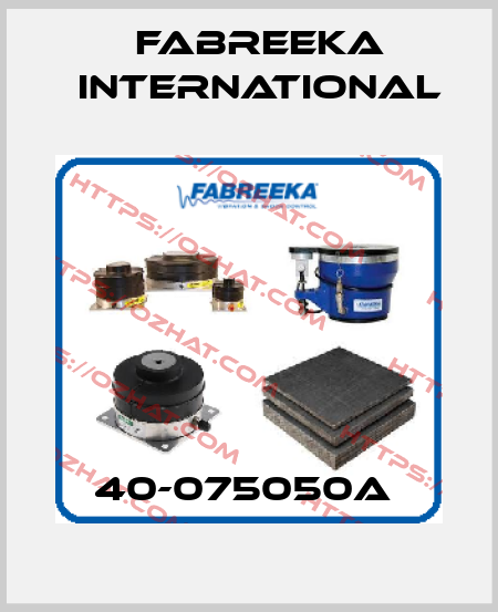 40-075050A  Fabreeka International