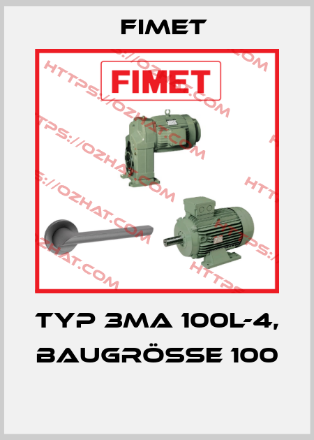 Typ 3MA 100L-4, Baugrösse 100  Fimet