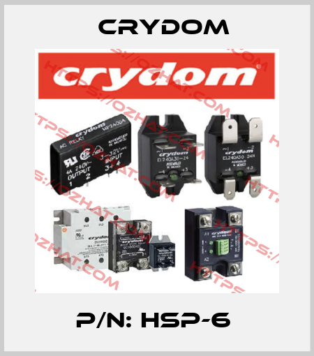P/N: HSP-6  Crydom