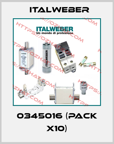 0345016 (pack x10) Italweber
