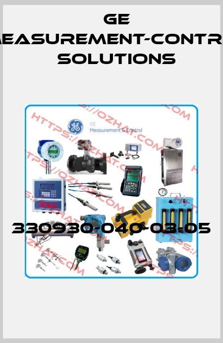 330930-040-03-05  GE Measurement-Control Solutions