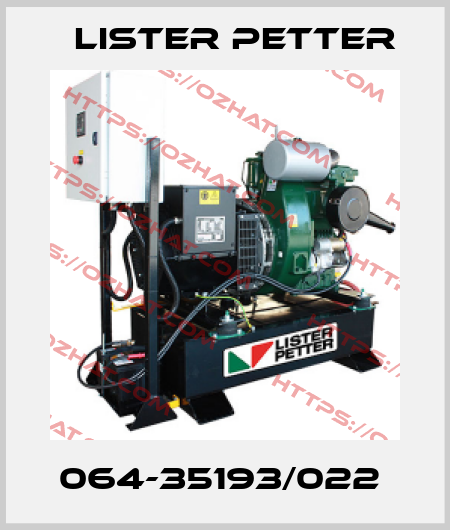 064-35193/022  Lister Petter