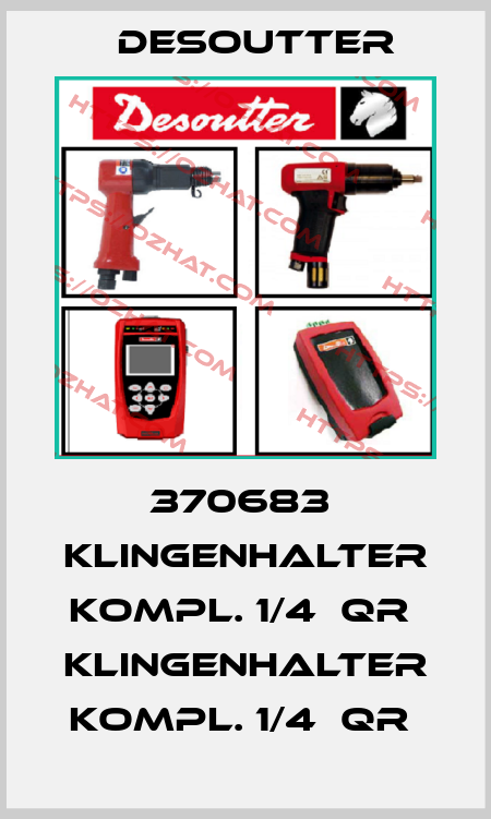 370683  KLINGENHALTER KOMPL. 1/4  QR  KLINGENHALTER KOMPL. 1/4  QR  Desoutter