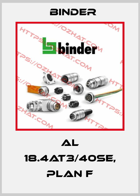 AL 18.4AT3/40SE, Plan F Binder