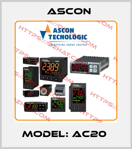 Model: AC20  Ascon