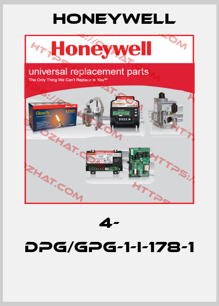 4- DPG/GPG-1-I-178-1  Honeywell