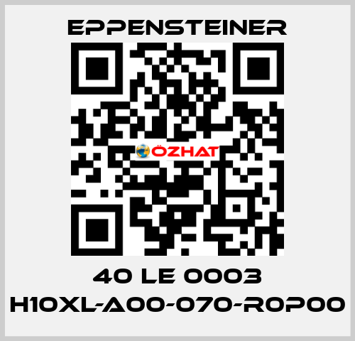 40 LE 0003 H10XL-A00-070-R0P00  Eppensteiner