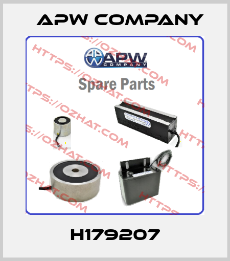 H179207 Apw Company