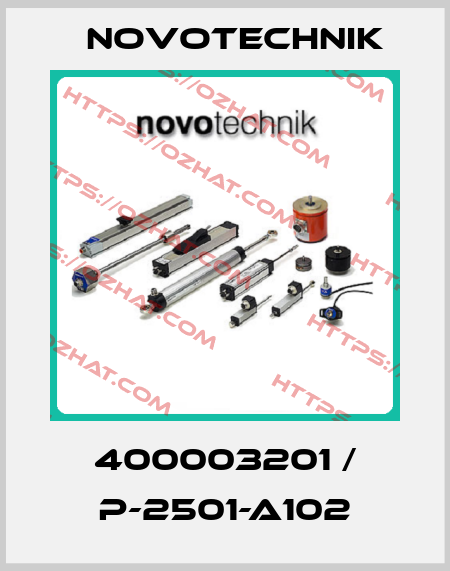 400003201 / P-2501-A102 Novotechnik
