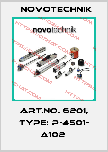 Art.No. 6201, Type: P-4501- A102  Novotechnik