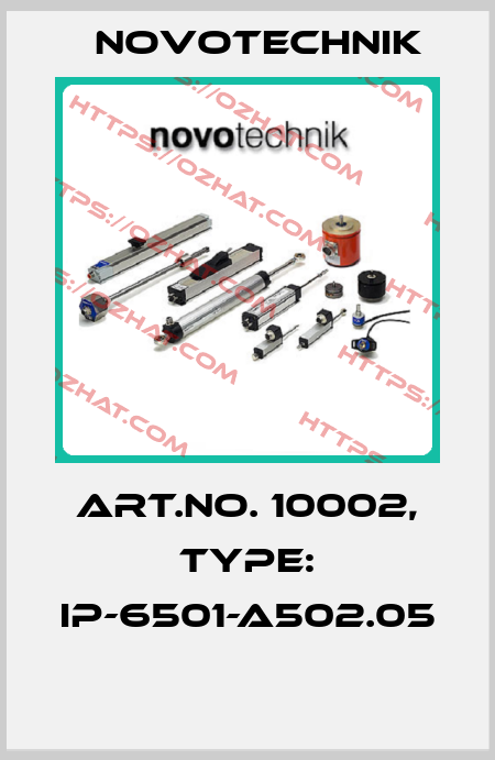 Art.No. 10002, Type: IP-6501-A502.05  Novotechnik
