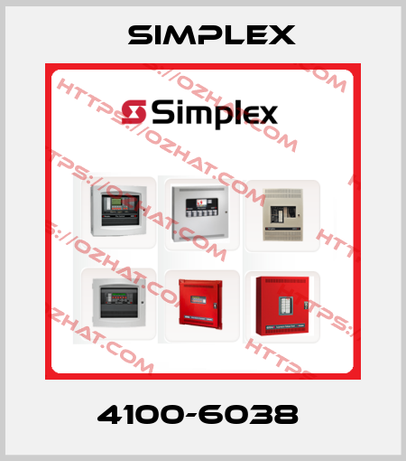 4100-6038  Simplex