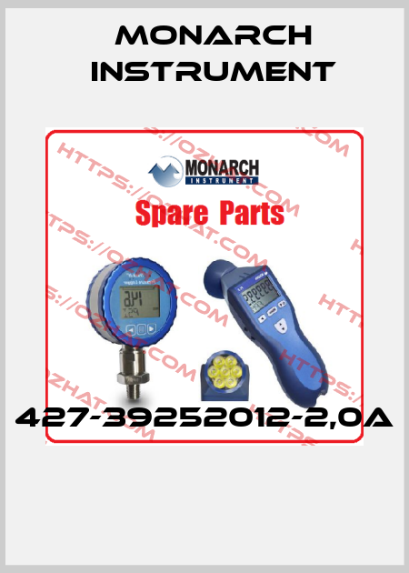427-39252012-2,0A  Monarch Instrument