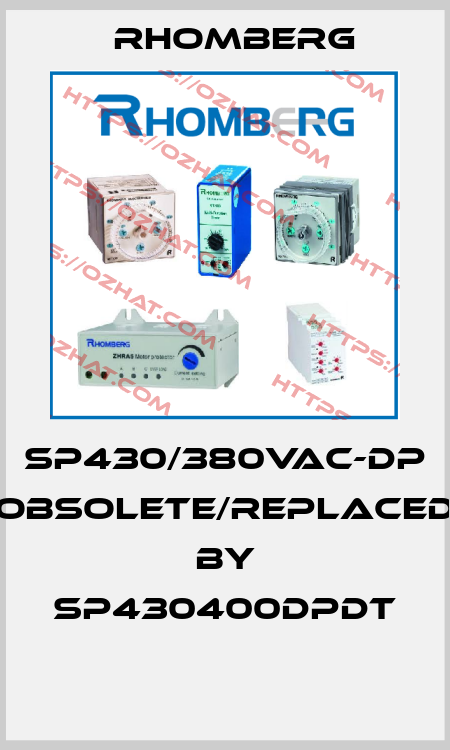 SP430/380VAC-DP obsolete/replaced by SP430400DPDT  Rhomberg