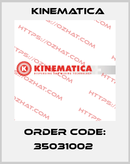 Order Code: 35031002  Kinematica