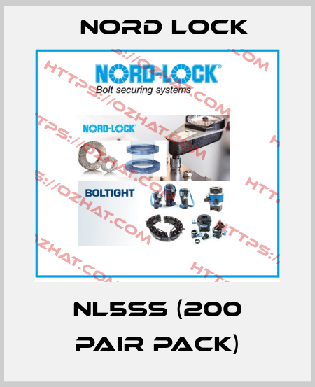 NL5ss (200 pair pack) Nord Lock