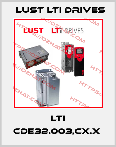 LTI CDE32.003,Cx.x  LUST LTI Drives