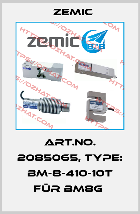 Art.No. 2085065, Type: BM-8-410-10t für BM8G  ZEMIC