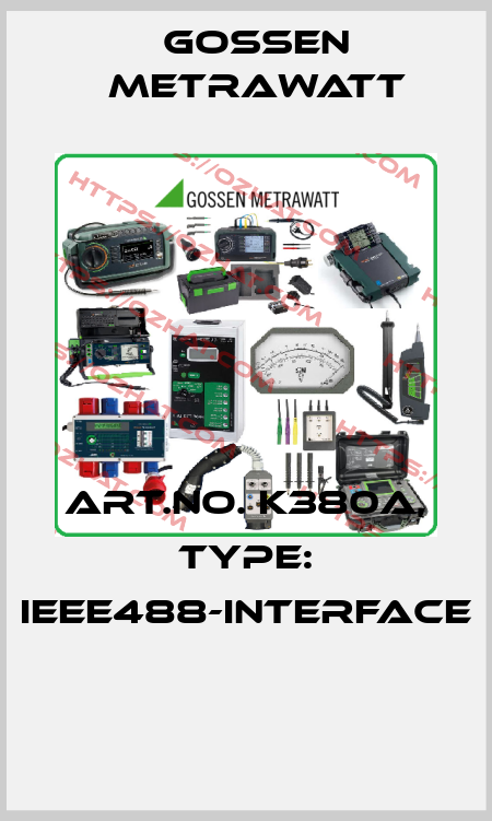 Art.No. K380A, Type: IEEE488-Interface  Gossen Metrawatt