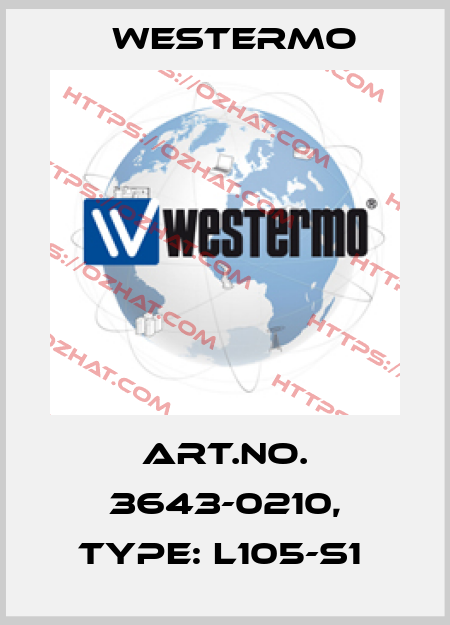 Art.No. 3643-0210, Type: L105-S1  Westermo