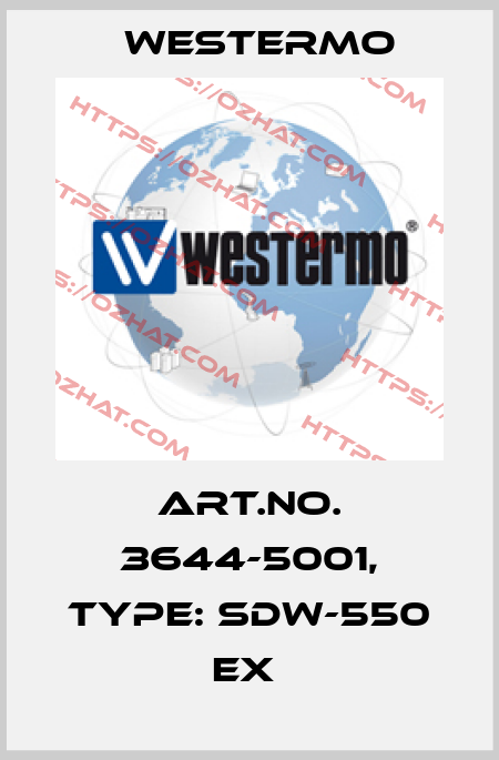 Art.No. 3644-5001, Type: SDW-550 EX  Westermo