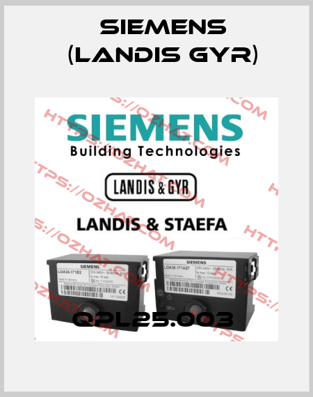 QPL25.003  Siemens (Landis Gyr)