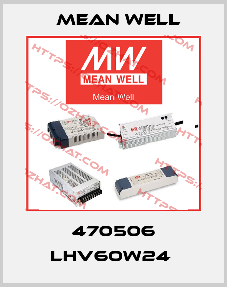 470506 LHV60W24  Mean Well
