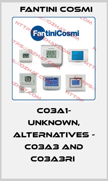 C03A1- unknown, alternatives - C03A3 and C03A3RI  Fantini Cosmi