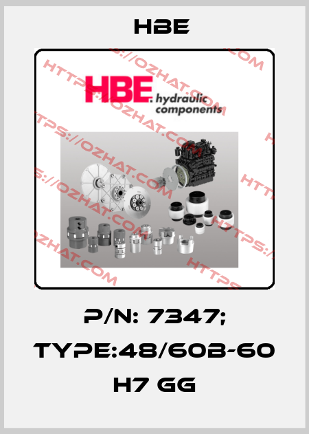 P/N: 7347; Type:48/60B-60 H7 GG HBE