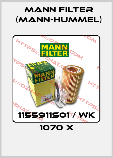1155911S01 / WK 1070 x Mann Filter (Mann-Hummel)