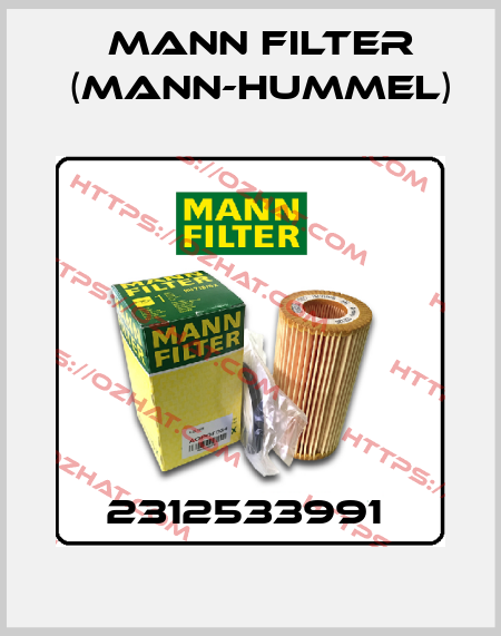 2312533991  Mann Filter (Mann-Hummel)