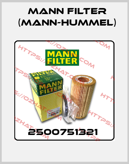 2500751321  Mann Filter (Mann-Hummel)