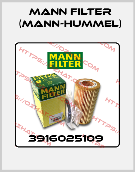 3916025109  Mann Filter (Mann-Hummel)
