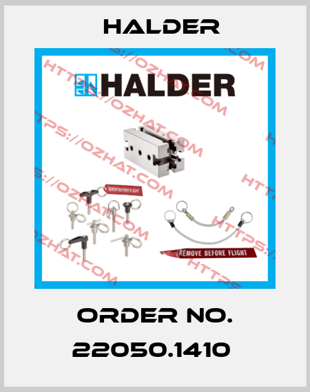 Order No. 22050.1410  Halder