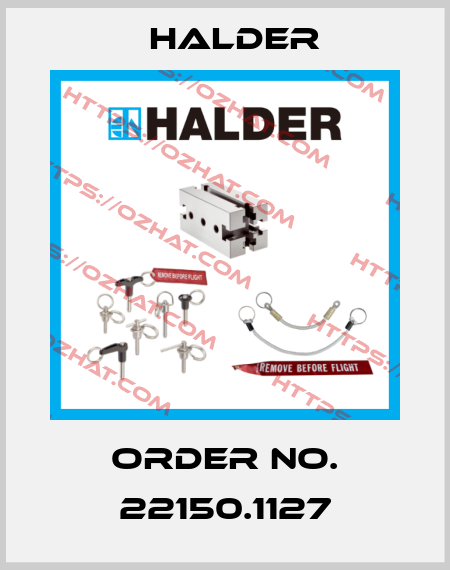 Order No. 22150.1127 Halder