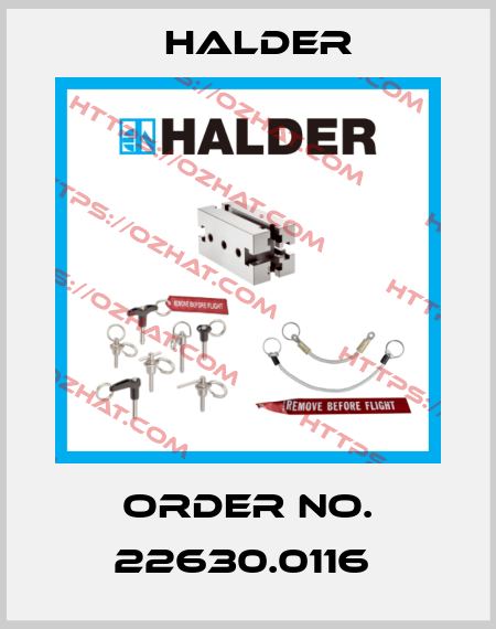 Order No. 22630.0116  Halder