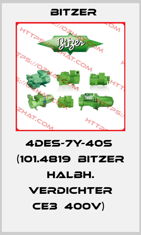 4DES-7Y-40S  (101.4819  Bitzer halbh. Verdichter CE3  400V)  Bitzer