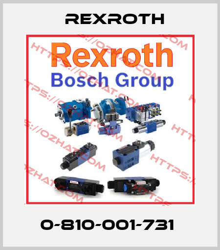 0-810-001-731  Rexroth