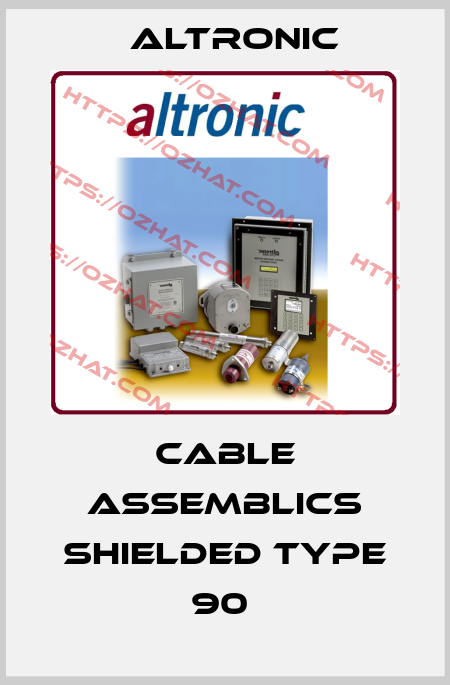 Cable assemblics shielded type 90  Altronic